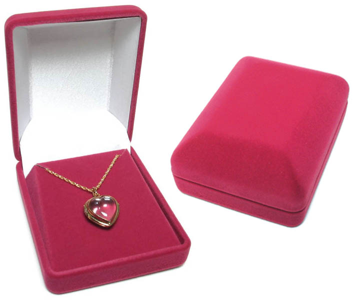 Cas-Ker Nylon Flock Jeweler's Gift Box