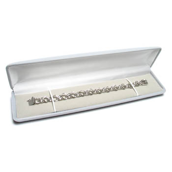 Cas-Ker Nylon Flock Jeweler's Gift Box