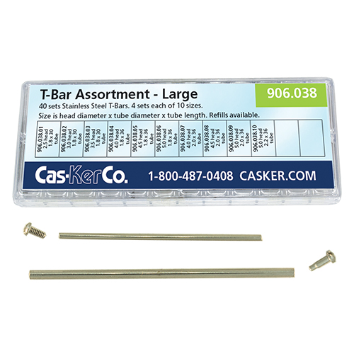 Cas-Ker Large Size T-Bars for Watches