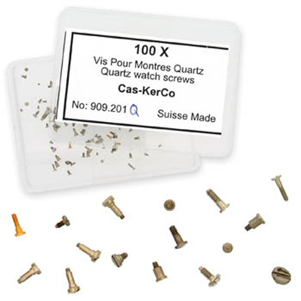 Screws for Quartz Watches from Cas-Ker