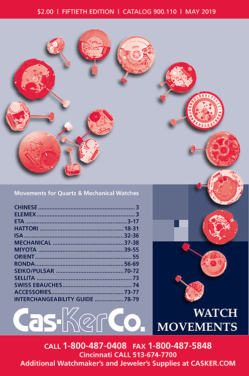 Cas-Ker Watch Movements Catalog May 2019