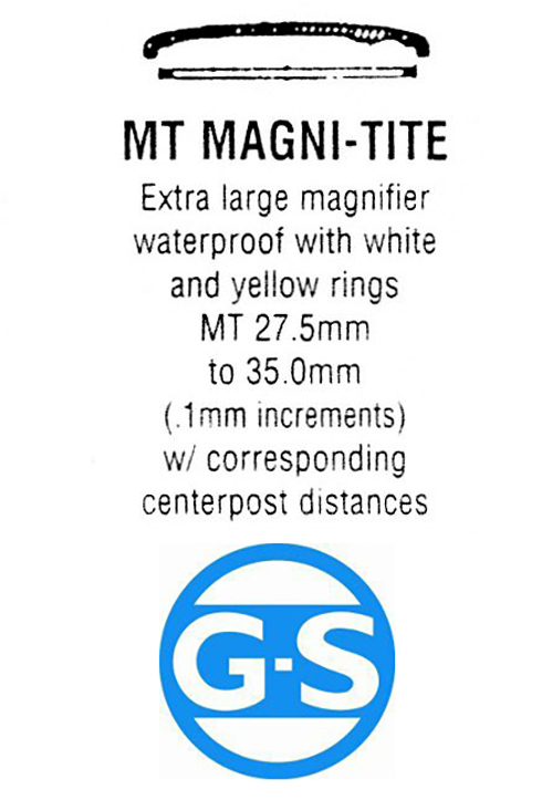 G-S MT Plastic Watch Crystal