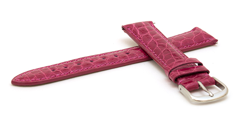 Genuine Pink Crocodile Watch Strap Sale
