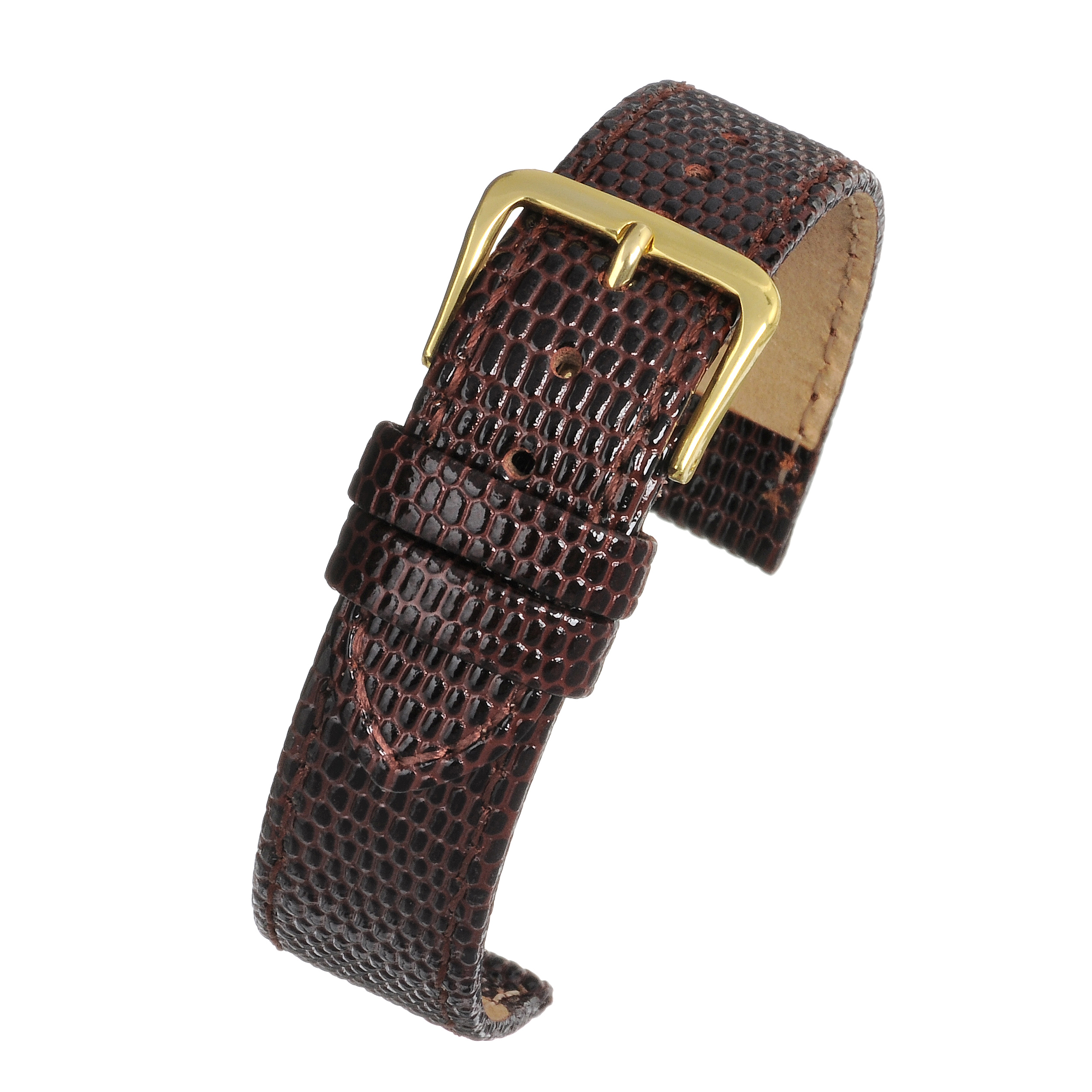 Budget Lizard Watch Strap R617S BROWN