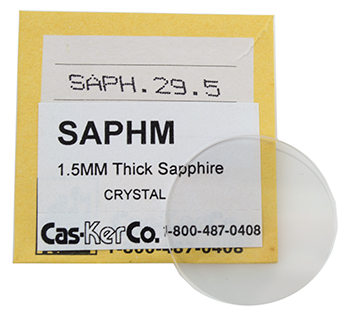 SAPHM Sapphire Watch Crystals from Cas-Ker