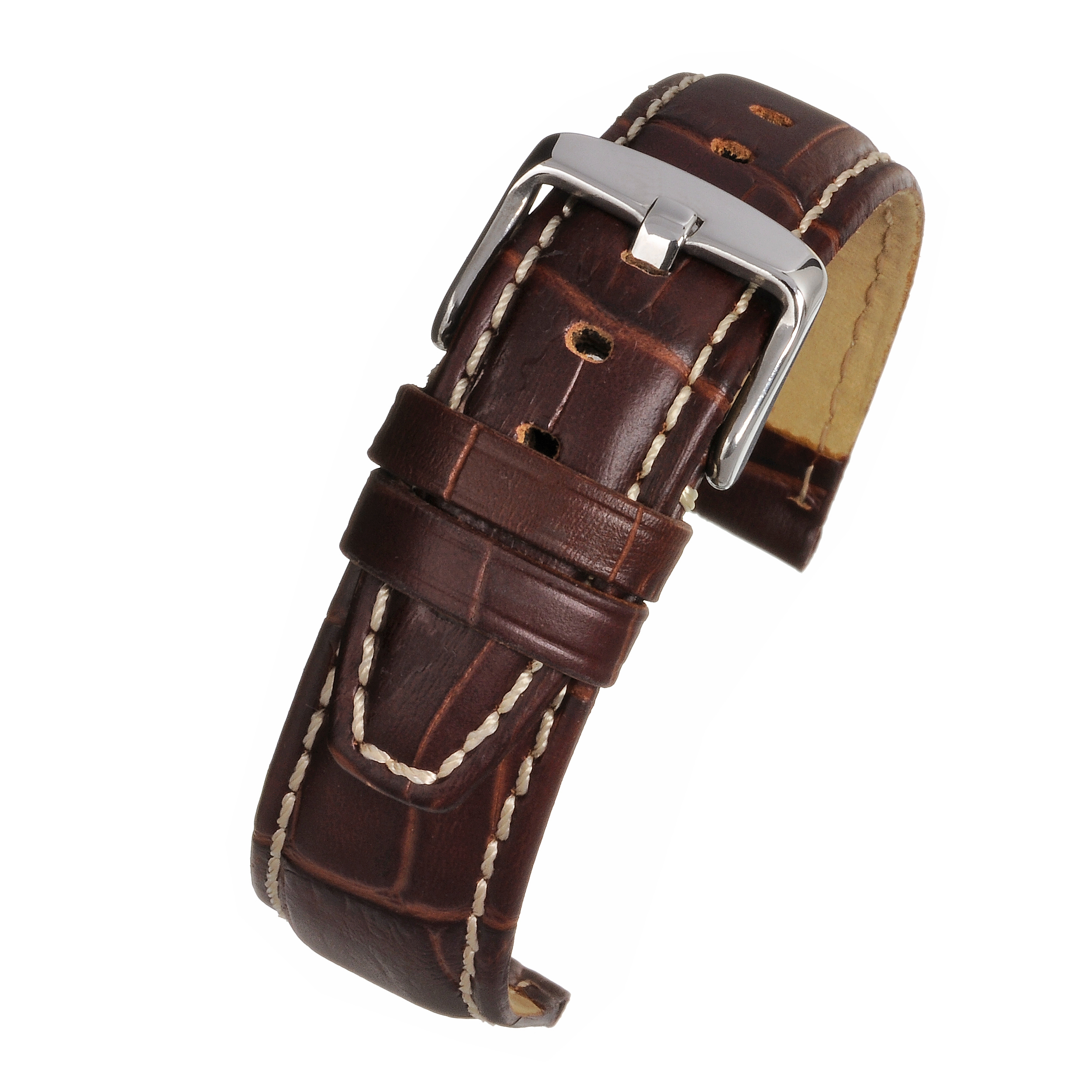 Brown Gator Grain Watchstrap WH605