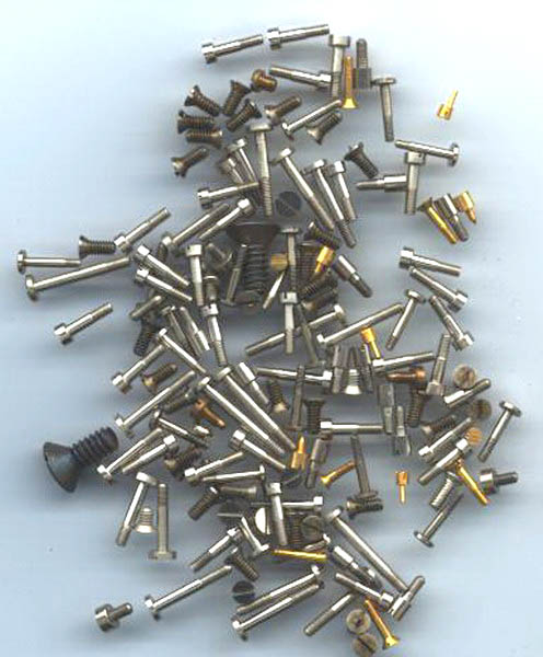 Waltham Clock & Watch Screws