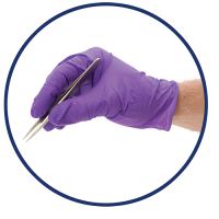 Purple Nitrile Gloves for Watchmakers