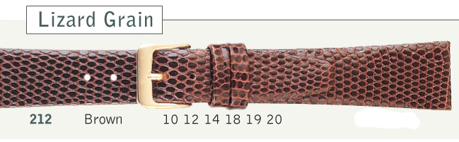 Lizard Grain Watch Strap