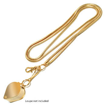 Loupe Neckchain Gold Snake