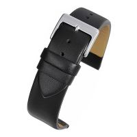 Black Leather Watch Strap W100