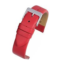Red Leather Watch Strap W107