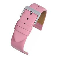 Pink Leather Watch Strap W109