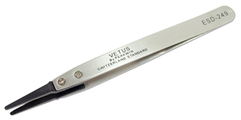 Tweezer with Carbon Fiber Round Tips