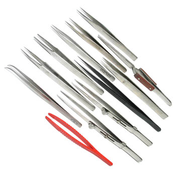 Tweezers Kit - Prideline 12 pc. All Purpose