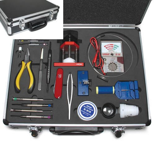 Cas-Ker Watchmaker's Tool Kit