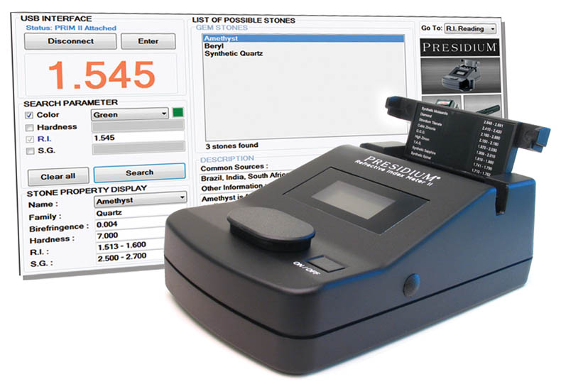 Gemstone Identifier Presidium Refractive Index Meter II