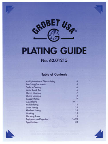 Jewelry Plating Guide by Grobet USA - Book
