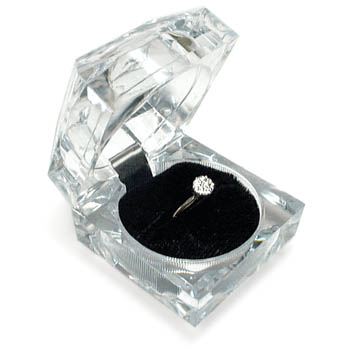 Cas-Ker Crystal Clear Jeweler's Gift Box