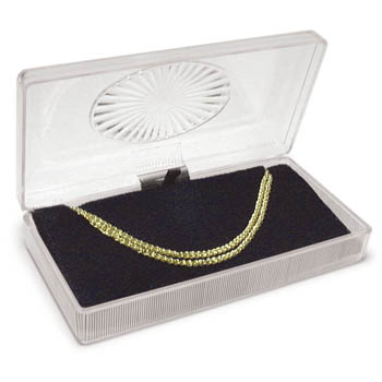 Cas-Ker Crystal Clear Jeweler's Gift Box
