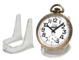 Lucite Pocket Watch Stand from Cas-Ker