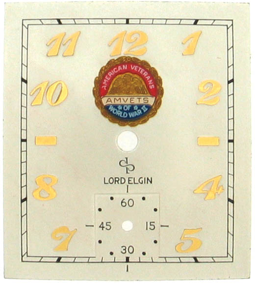 Lord Elgin Dial - Amvets Logo