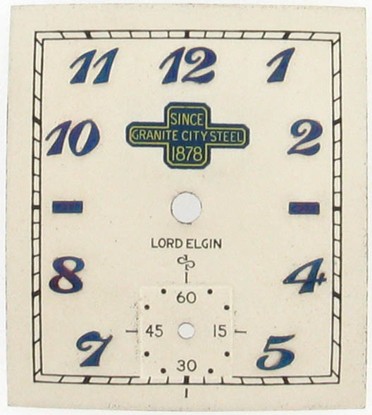 Lord Elgin Dial - Granite City Steel Logo