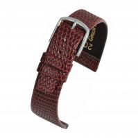 Watch Strap Burgundy Lizard W402