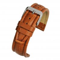 Tan Padded Croc Watchstrap WH887