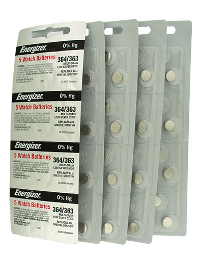 Watch Batteries 100 pack 364