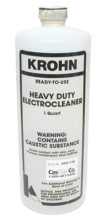 Krohn 14K GOLD PLATING SOLUTION 1 Qt