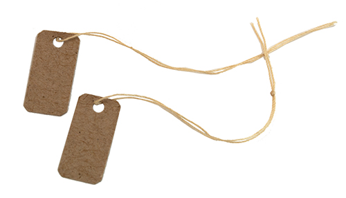 Tags - EcoFriendly Parchment String Tags