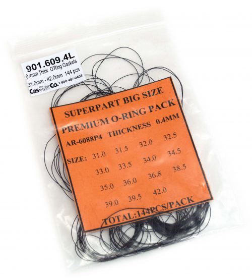 Watch Gasket Assortment Thick "O" Rings 0.4mm