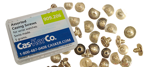 Wrist Watch Casing Screws from Cas-Ker