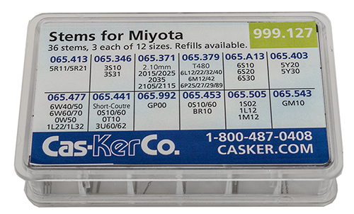 Miyota Stem Assortment