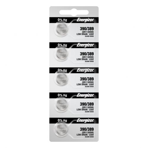 Energizer 390 Watch Battery 5-pack