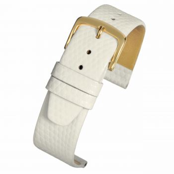 White Lizard Watch Strap W408