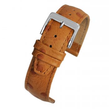 Tan Ostrich Watch Band WH101