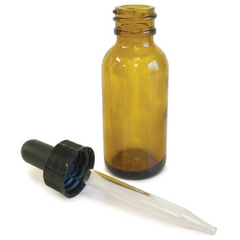 Kimble® Amber Glass Bottle with Dropper
